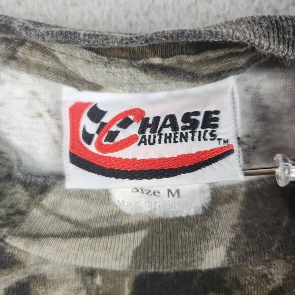 Vtg Jeff Gordon Shirt Mens Medium Dupont #24 Realtree Hardwoods Camo Hunt NASCAR - Picture 9 of 11